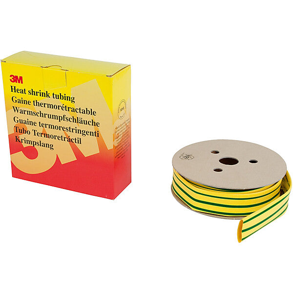 3M Warmschrumpfschlauch Rolle 25,4/12,7mm,gn-ge,dw HSR 25,4/12,7 gg